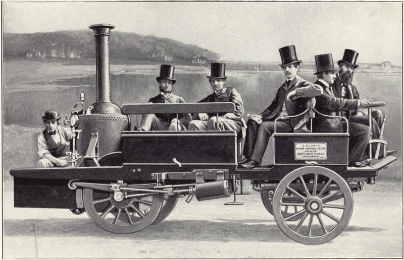 La voiture à vapeur Yarrow-Hilditch - English School