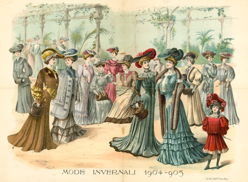 Le Journal des jeunes filles: Mode hivernale, 1904-05 - English School