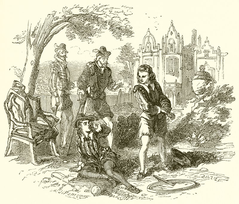 Le jeune Oliver Cromwell - English School