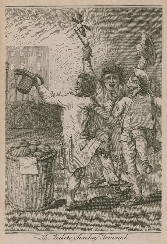 Le triomphe dominical du boulanger - English School