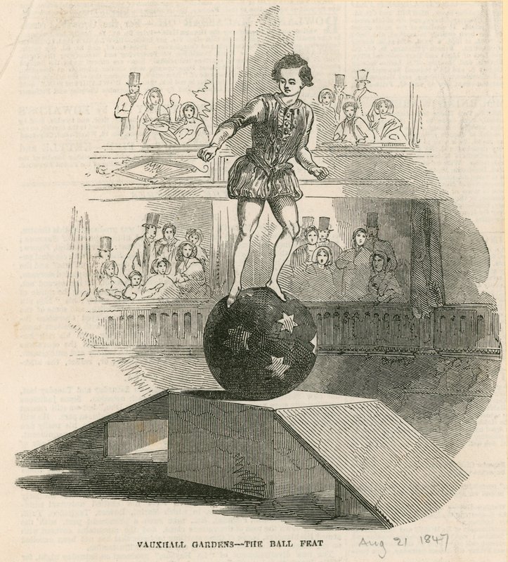 Le tour de balle, jardins de Vauxhall, Londres - English School
