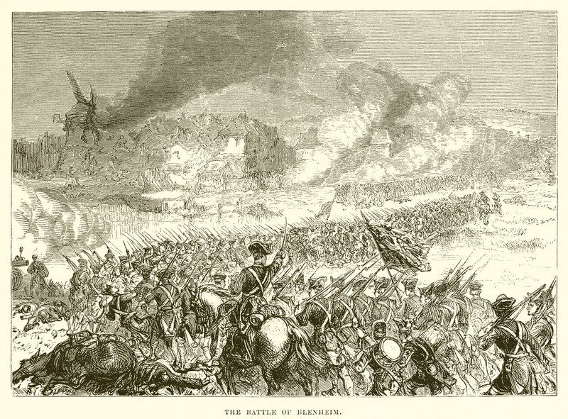 La bataille de Blenheim - English School