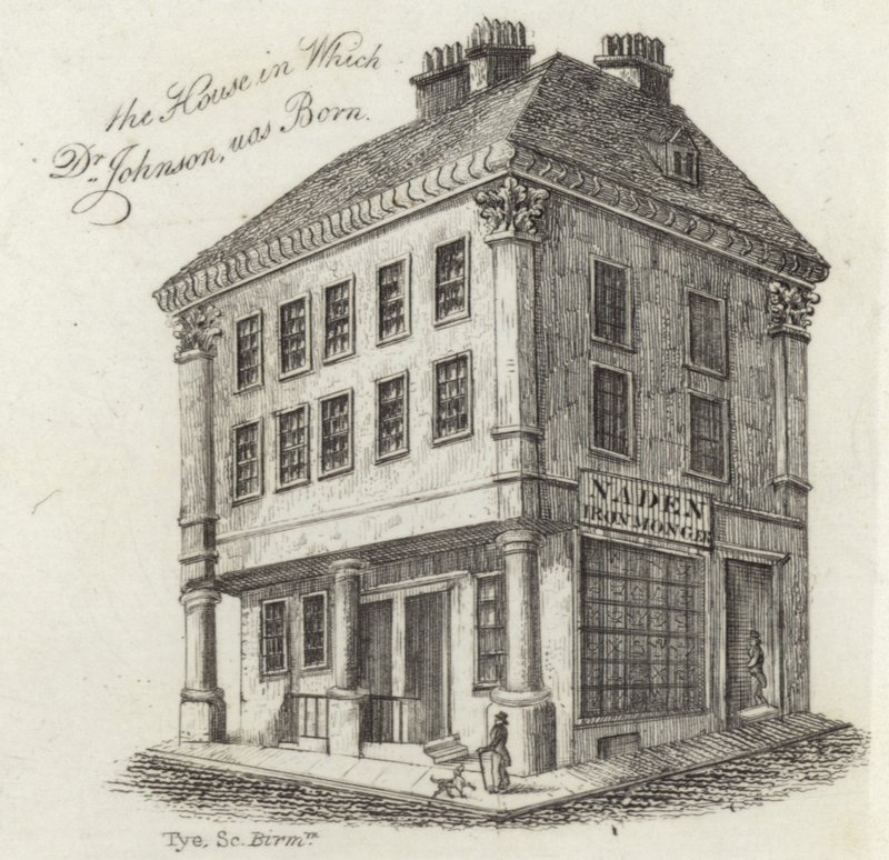 Le lieu de naissance du Dr Samuel Johnson - English School