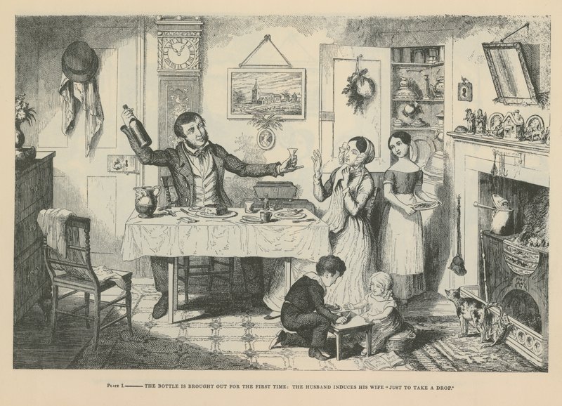 La bouteille est sortie pour la première fois - English School