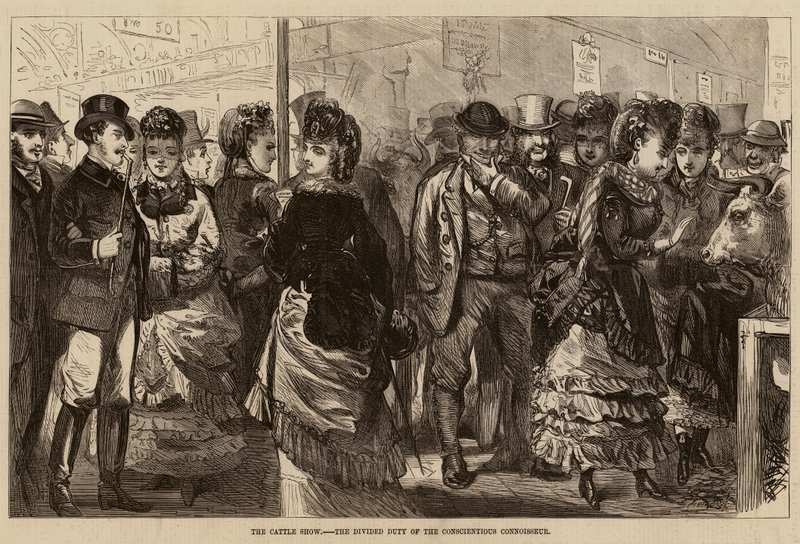 Le salon du bétail, le devoir partagé du connaisseur consciencieux - English School