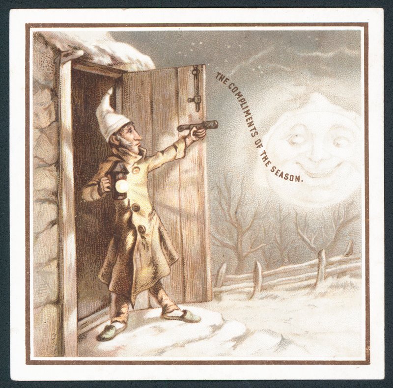 Les compliments de la saison - Carte de Noël - English School