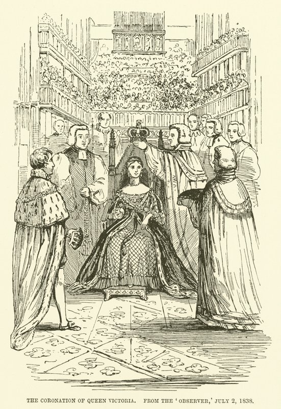 Le couronnement de la reine Victoria, de l