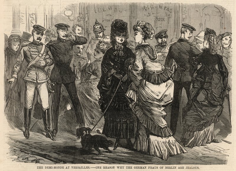 Le demi-monde à Versailles - English School