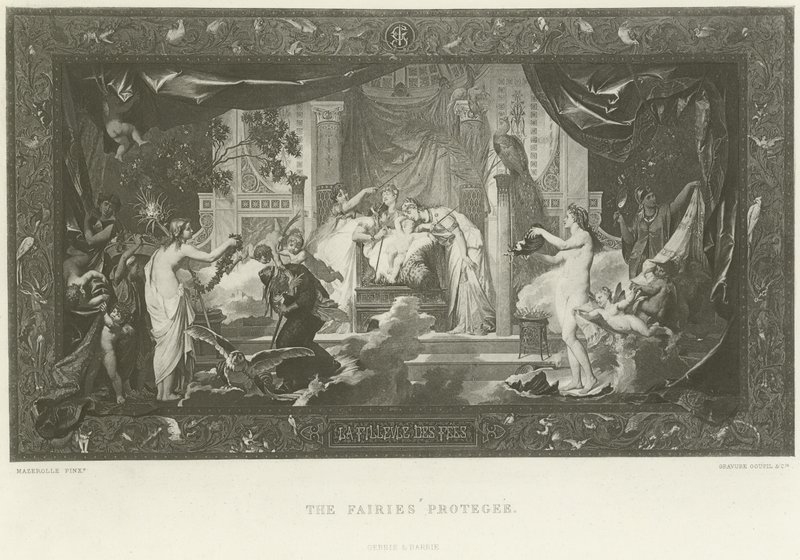 La protégée des fées (gravure) - English School