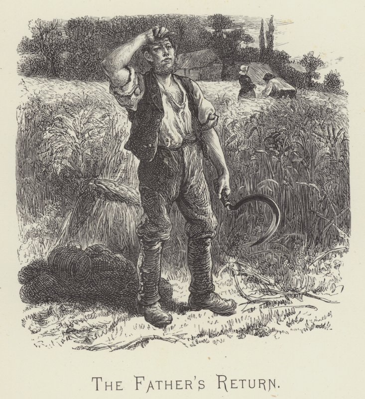 Le retour du père (gravure) - English School