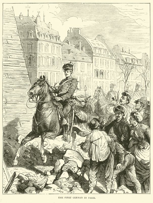 Le premier Allemand à Paris, février 1871 - English School
