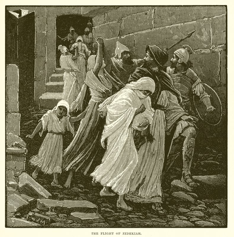 La fuite de Sédécias - English School