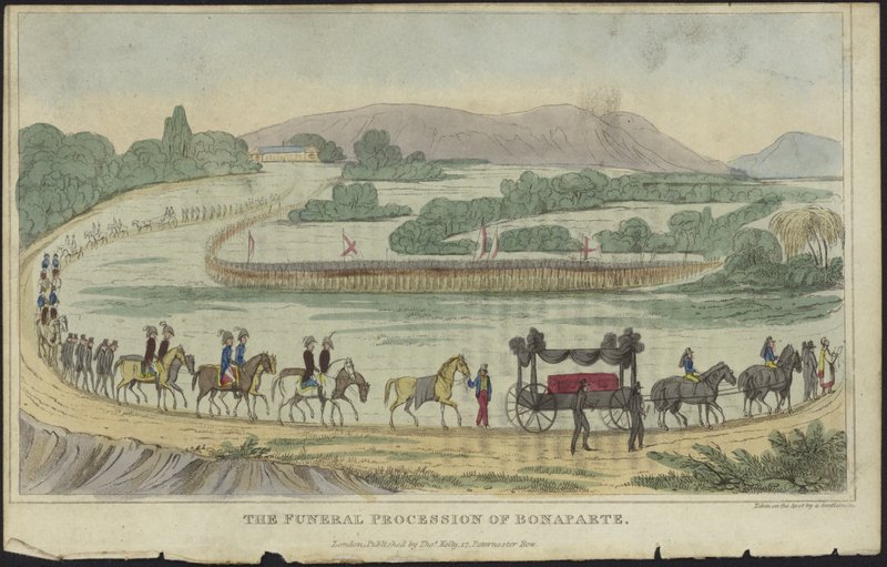 Le cortège funèbre de Napoléon Bonaparte - English School