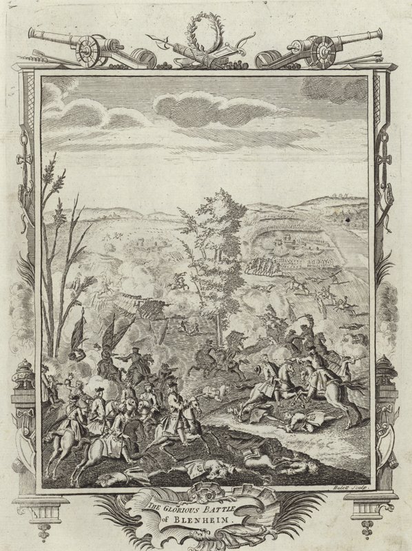 La glorieuse bataille de Blenheim - English School