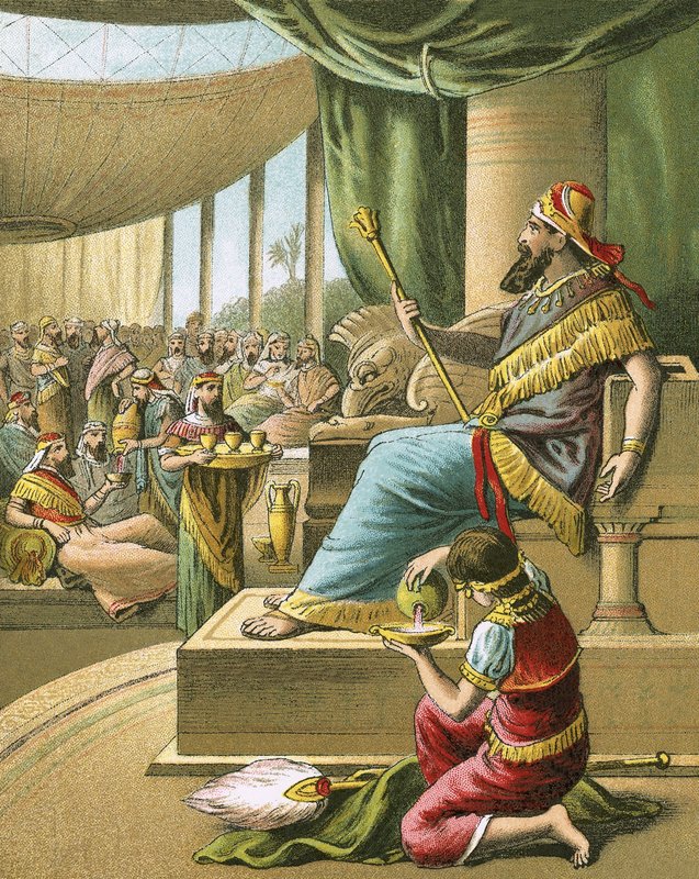 Le grand festin du roi Assuérus - English School