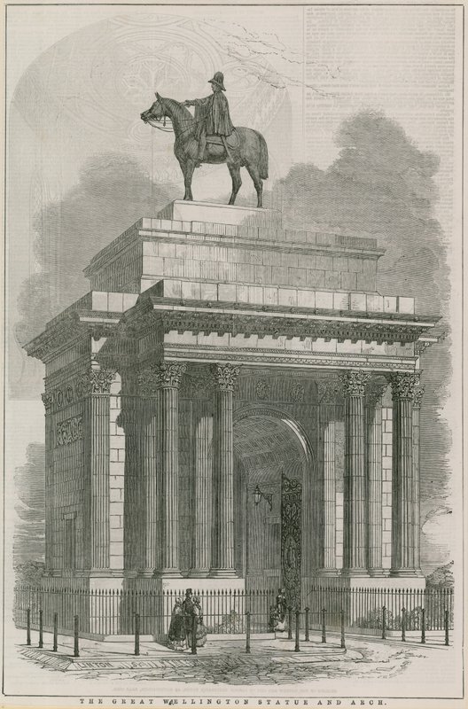 La grande statue de Wellington et l