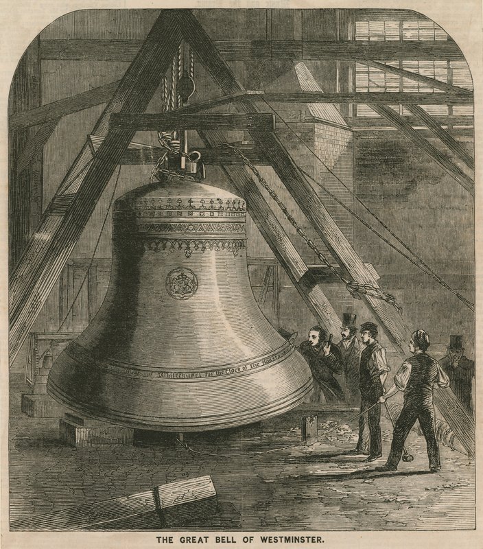 La grande cloche de Westminster - English School