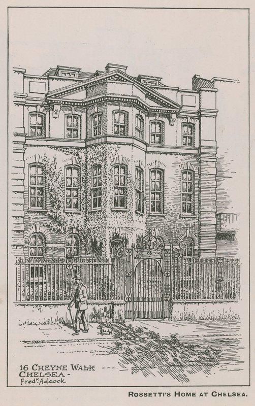 La maison de Dante Gabriel Rossetti - English School