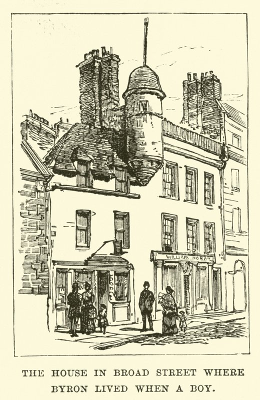 La maison de Broad Street où Byron a vécu enfant - English School