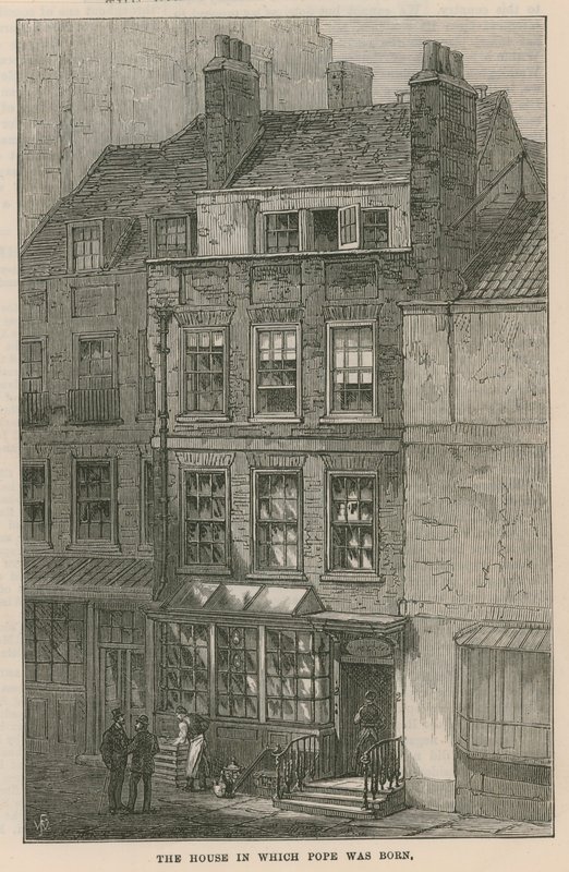 Maison où est né Alexander Pope - English School