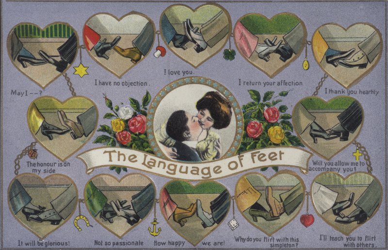 Le langage des pieds, flirter en jouant du pied - English School