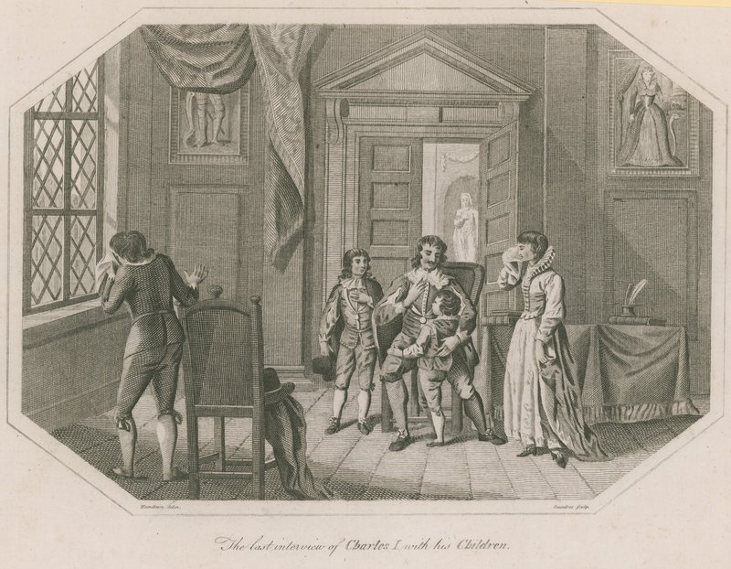 Le dernier entretien du roi Charles Ier avec ses enfants - English School