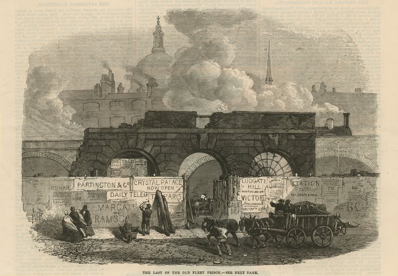 La dernière résistance de la vieille prison de Fleet - English School