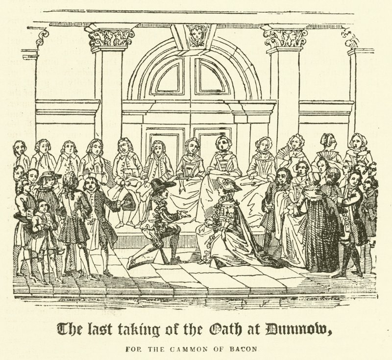 Le dernier serment à Dunmow, pour le jambon de bacon - English School