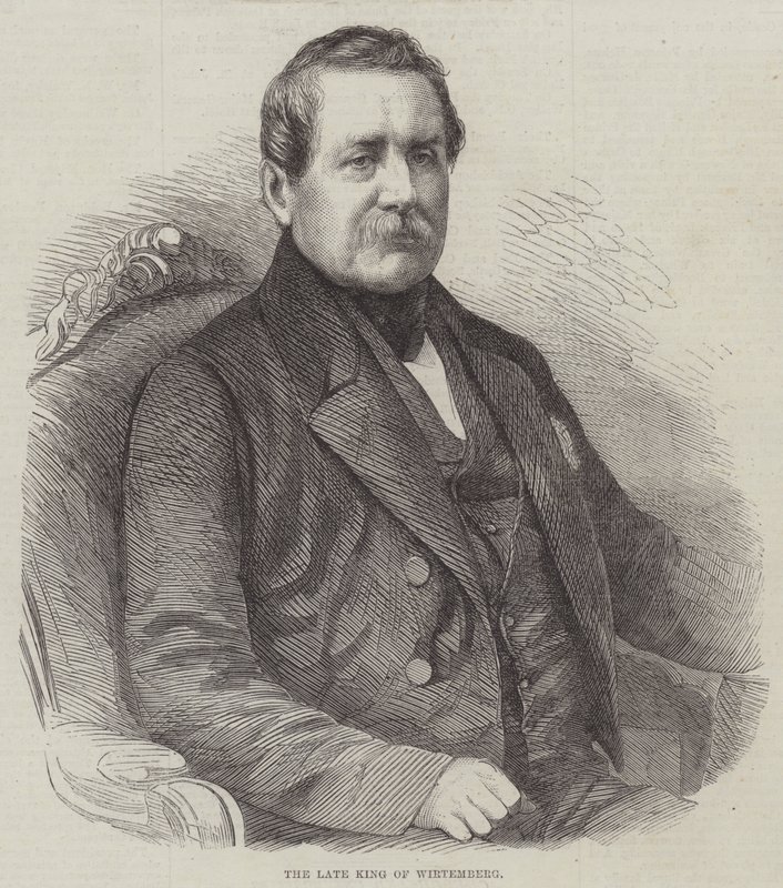 Le défunt roi de Wurtemberg - English School