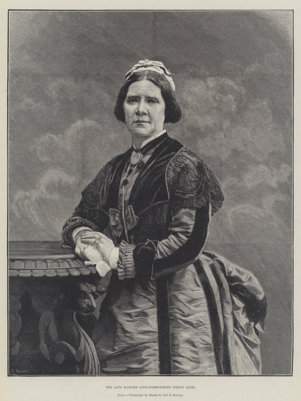 Feu Madame Lind-Goldschmidt, Jenny Lind - English School