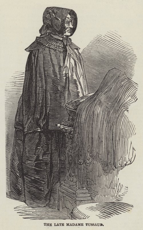 La défunte Madame Tussaud (gravure) - English School