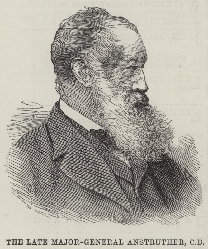 Feu Major-Général Anstruther, CB - English School