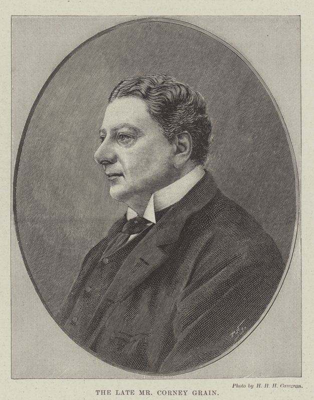 Feu M. Corney Grain (gravure) - English School