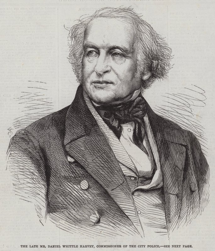 Le défunt M. Daniel Whittle Harvey, commissaire de la police de la ville - English School