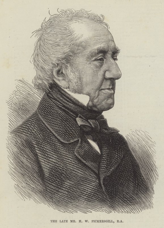 Feu M. H W Pickersgill, RA (gravure) - English School