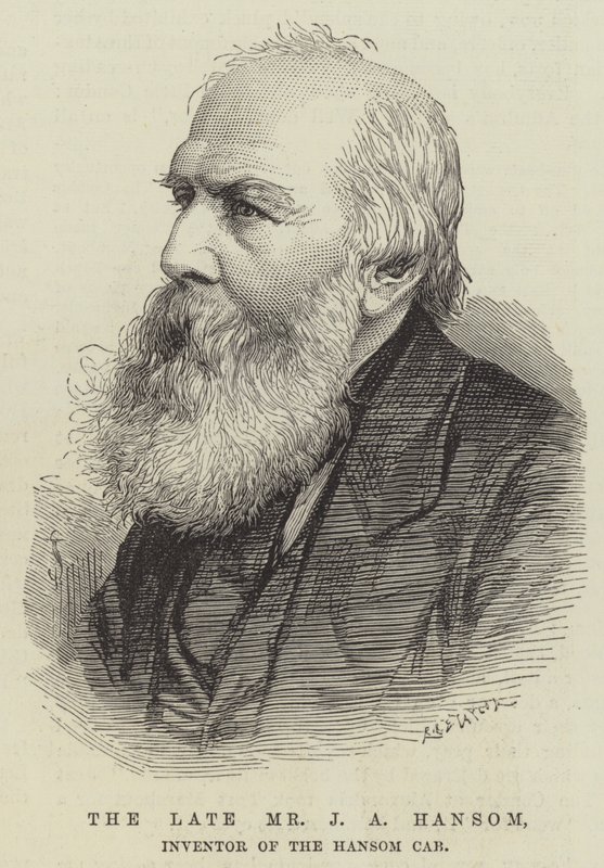 Feu M. J A Hansom, inventeur du cab Hansom - English School