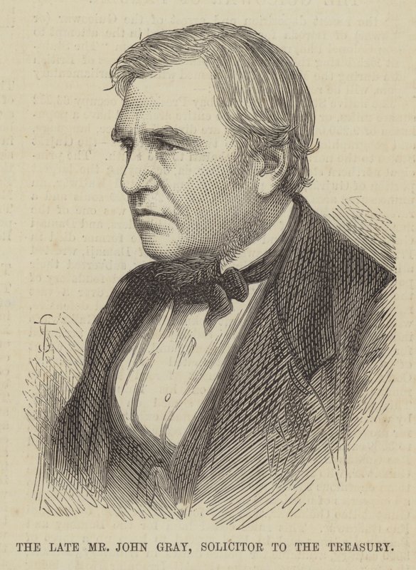 Feu M John Gray, Avocat du Trésor - English School
