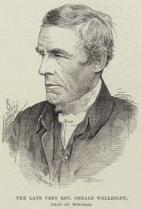 Feu le très révérend Gerald Wellesley, doyen de Windsor (gravure) - English School