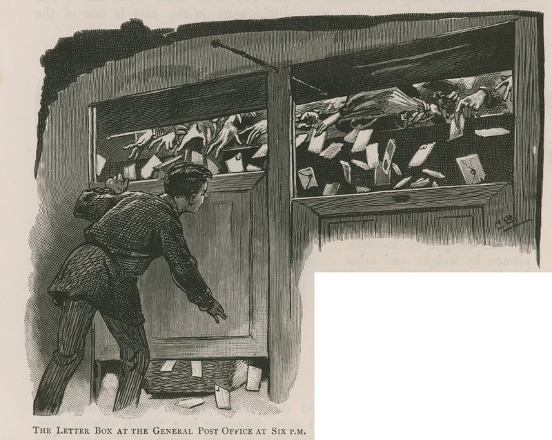 La boîte aux lettres au Bureau de Poste Général - English School
