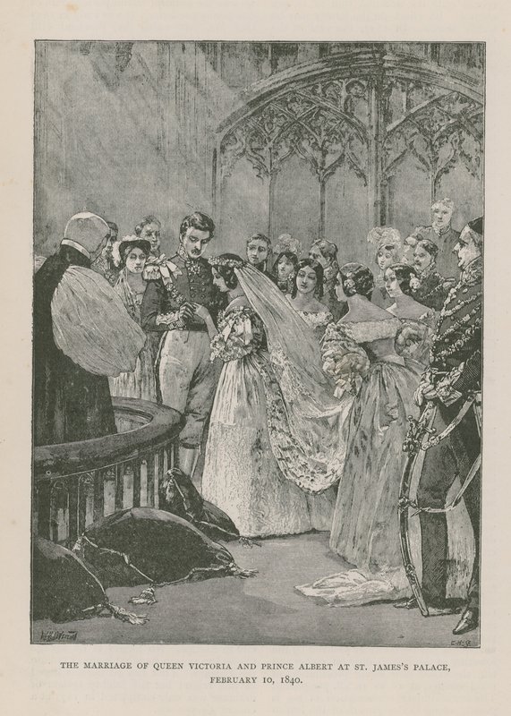 Le mariage de la reine Victoria et du prince Albert - English School