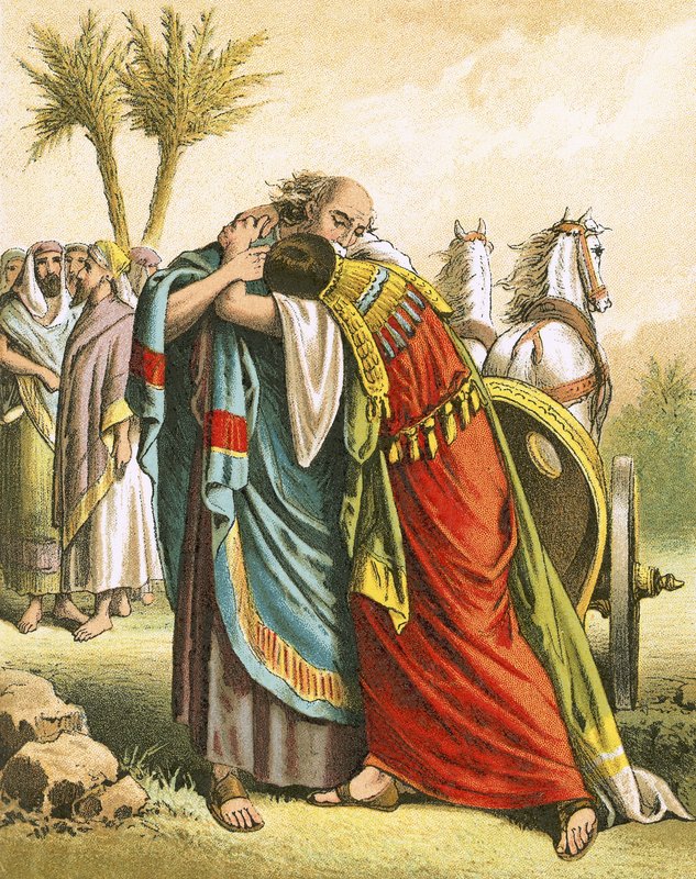 La rencontre de Jacob et Joseph - English School