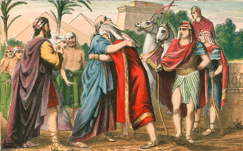 La rencontre de Joseph et de son père Jacob - English School