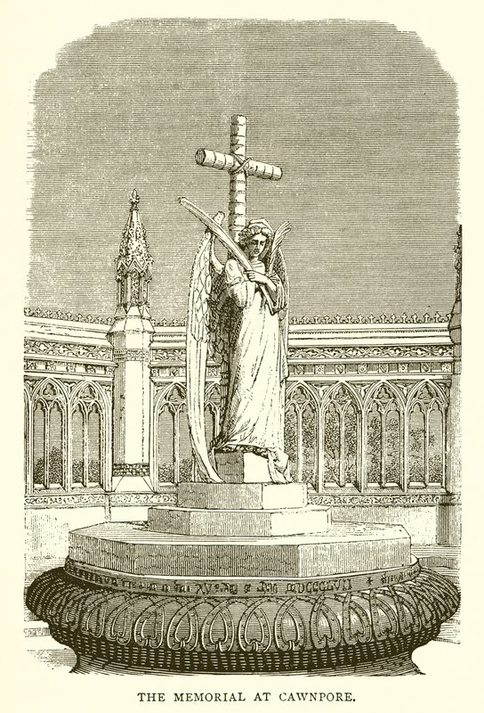 Le mémorial à Cawnpore - English School