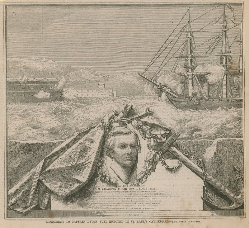 Le monument érigé dans la cathédrale Saint-Paul - English School