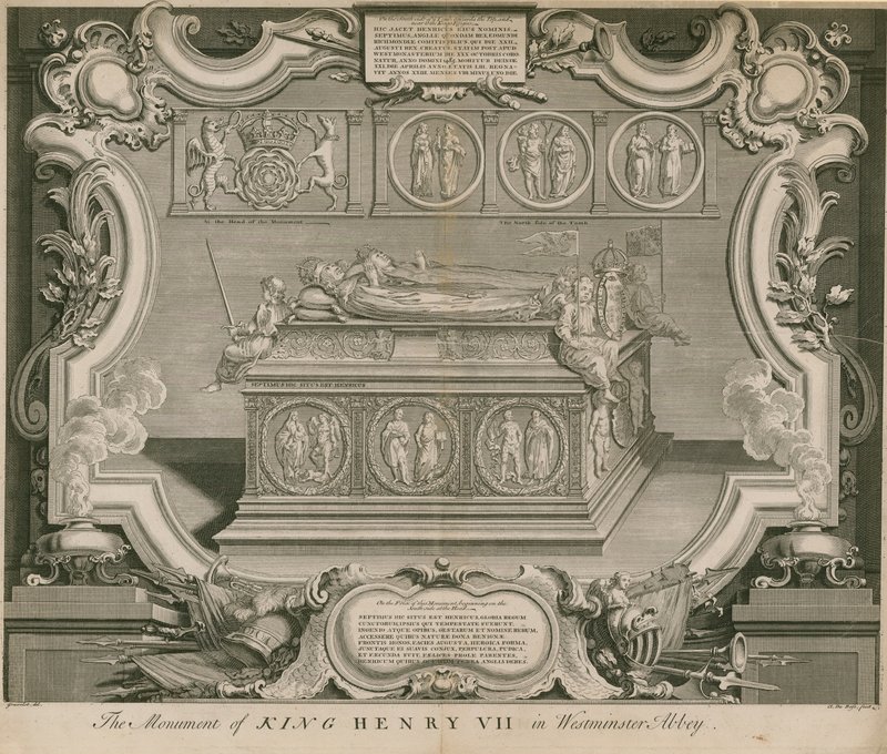 Le monument du roi Henri VII - English School