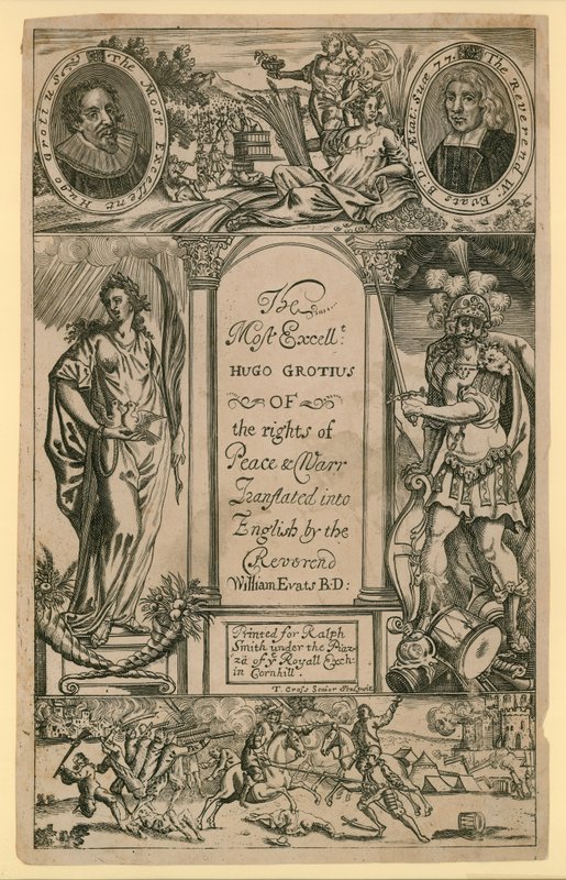 Le très excellent Hugo Grotius du droit de la paix et de la guerre - English School