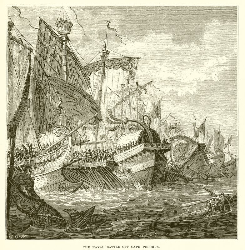 La bataille navale au large du cap Pelorus - English School