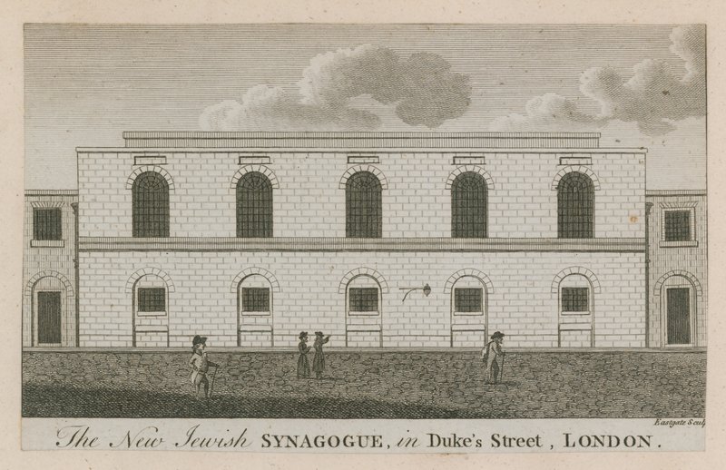 La nouvelle synagogue juive à Dukes Street, Londres - English School