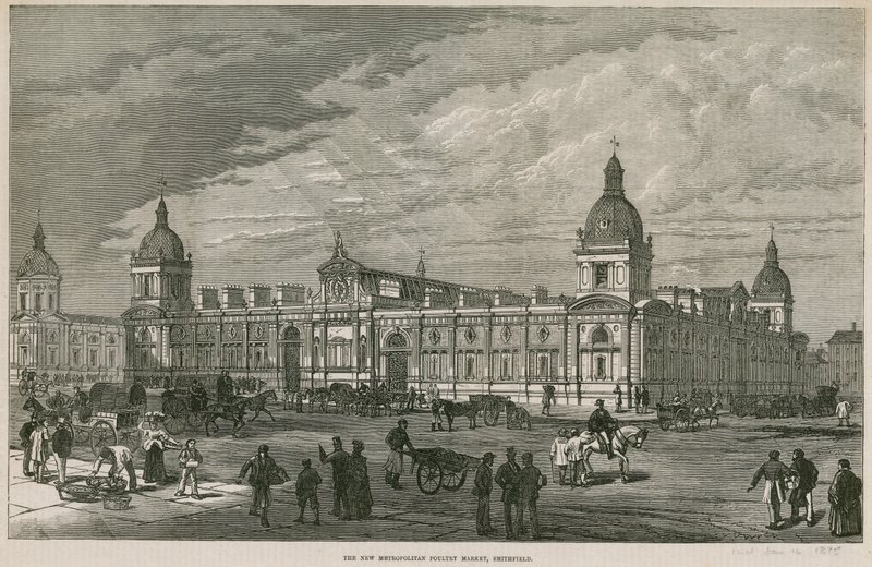 Le nouveau marché de la volaille métropolitain, Smithfield - English School