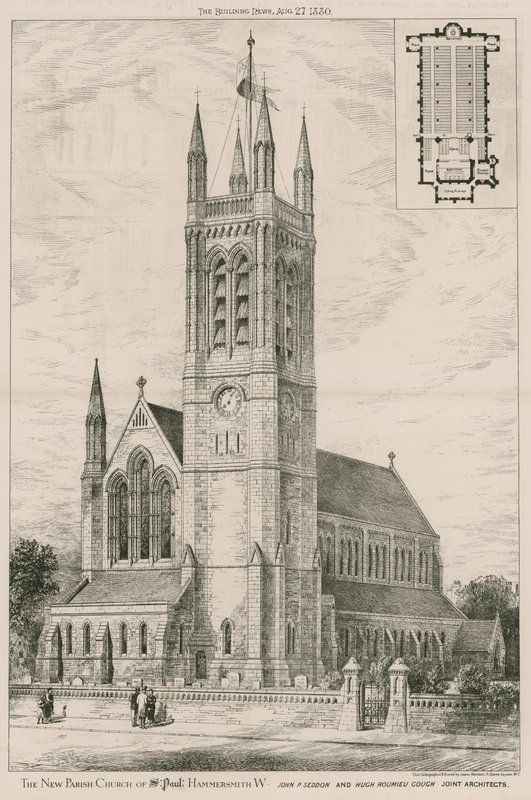 La nouvelle église paroissiale de Saint-Paul, Hammersmith - English School
